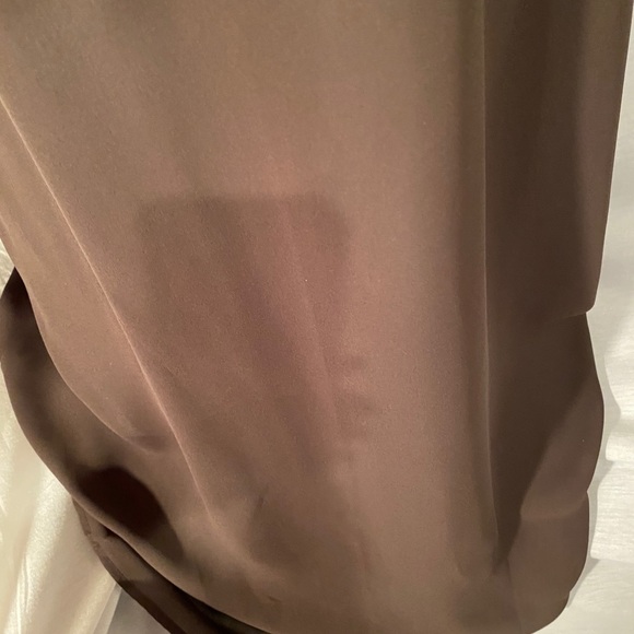 Berry ward Dark Green Chiffon scoop neck&back gown - Picture 3 of 4